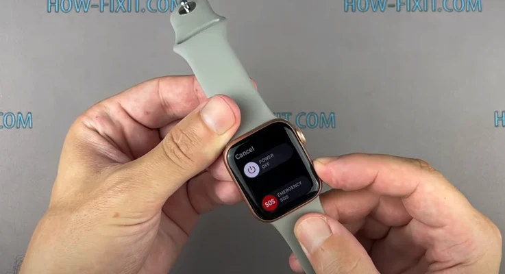 Замена батареи Apple Watch 6 шаг 1
