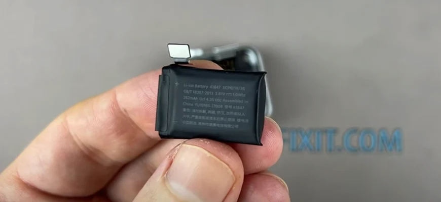 Apple Watch 3 замена батареи