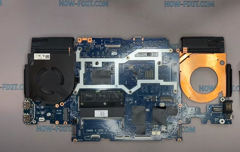 Dell G15 5510 замена вентилятора