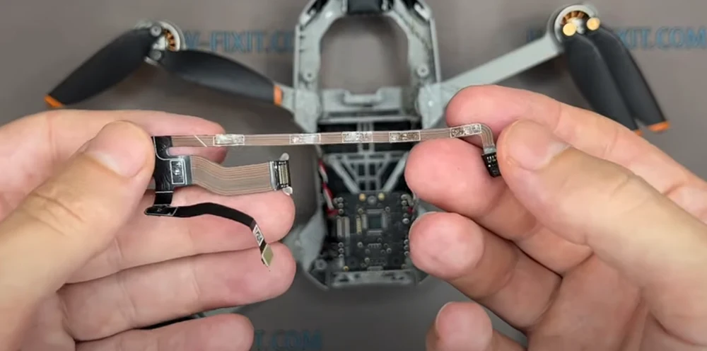 DJI Mini 2 замена ленточного шлейфа