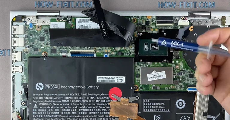 HP Spectre 13 4103dx Чистка