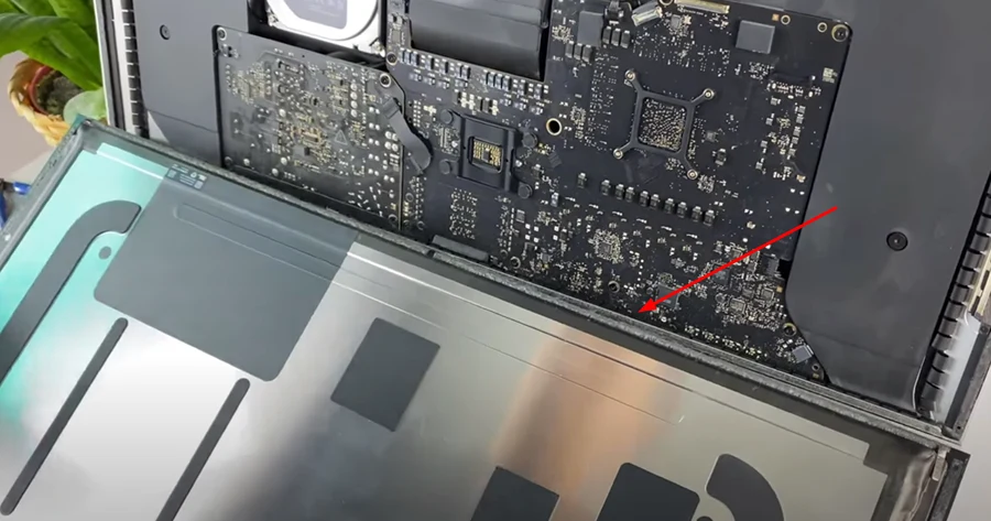 iMac A1419 замена SSD Шаг 4