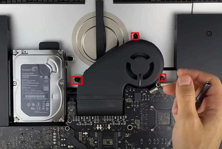 iMac A1419 замена SSD Шаг 6