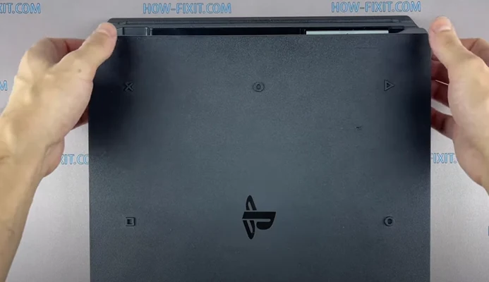 Нанесение жидкого металла PS4 Pro Шаг 5