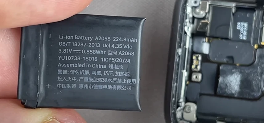 Замена батареи Apple Watch 4