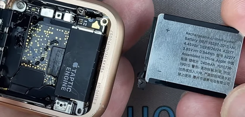 Замена батареи Apple Watch SE