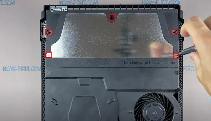 Замена вентилятора PS4 Pro Шаг 6