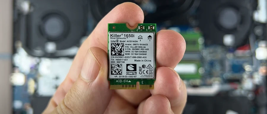 Замена wi-fi Dell G7 7700