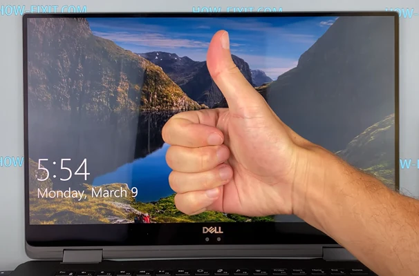 биос Dell XPS 15 9575 Шаг 9