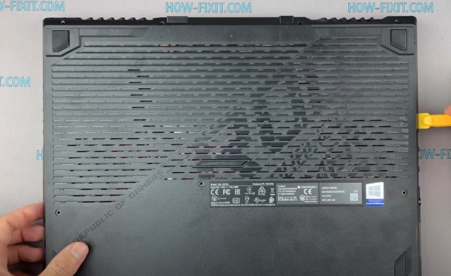 M2 SSD Asus ROG Strix G531 Шаг 2