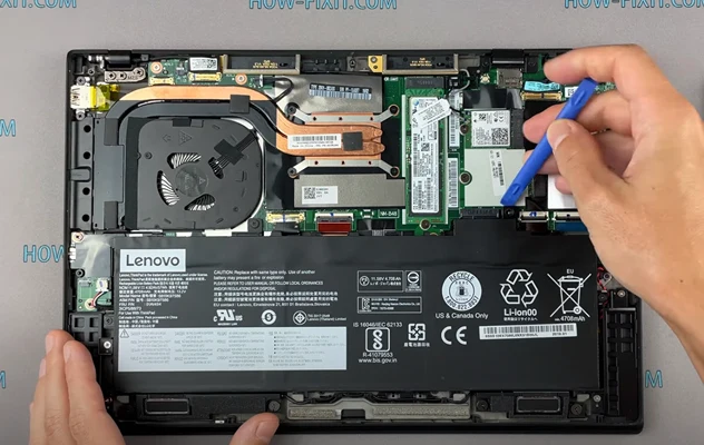 M2 SSD Lenovo ThinkPad X1 Carbon Шаг 3