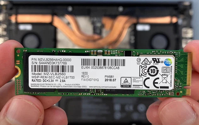 M2 SSD Razer Blade 15 2018