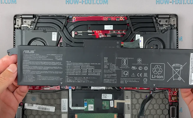 Замена батареи Asus ROG Zephyrus G14