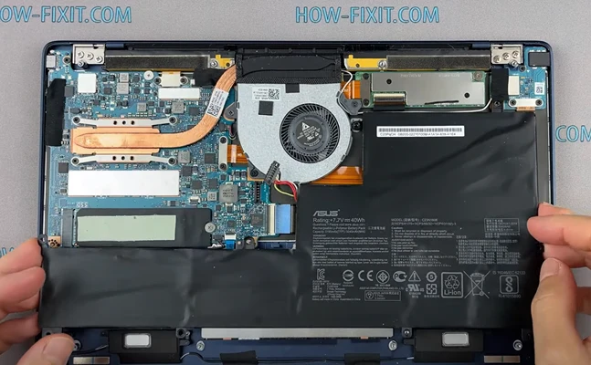 Замена батареи Asus ZenBook UX390U