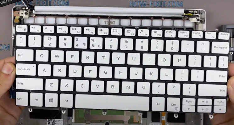 Замена клавиатуры Dell XPS 13