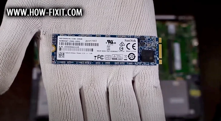 M2 SSD Asus ZenBook UX310 Шаг 4