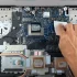 Ремонт ноутбука Dell XPS 15 9575: Очистка от пыли и замена термопасты