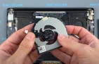 Замена вентилятора ноутбука Dell XPS 15 9570: Шаги для успешного ремонта